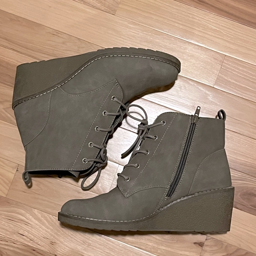 Taupe Wedges